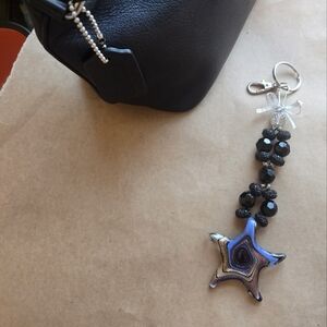 Handmade Purse Charm - "Starry Night"